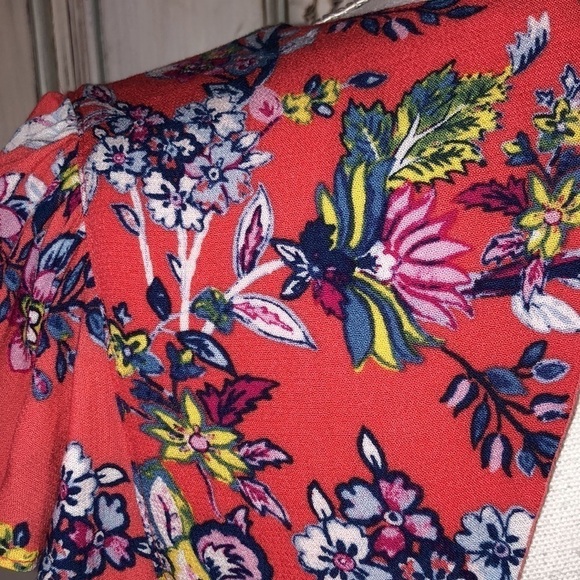 Scoop Lovely Feminine V Neck Button Front Ruffle Sleeve Back Cutout Maxi Dress - Picture 10 of 13